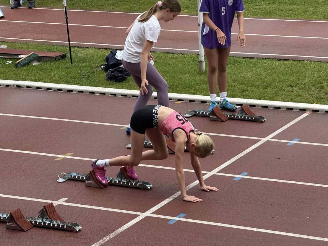 Finał Wojewódzki ID w la start do 60m Aleksandra Burzyńska IVc
