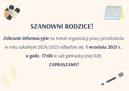 Zebranie informacyjne