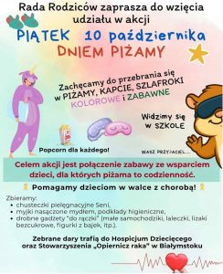 Zapraszamy na Dzień Piżamy
