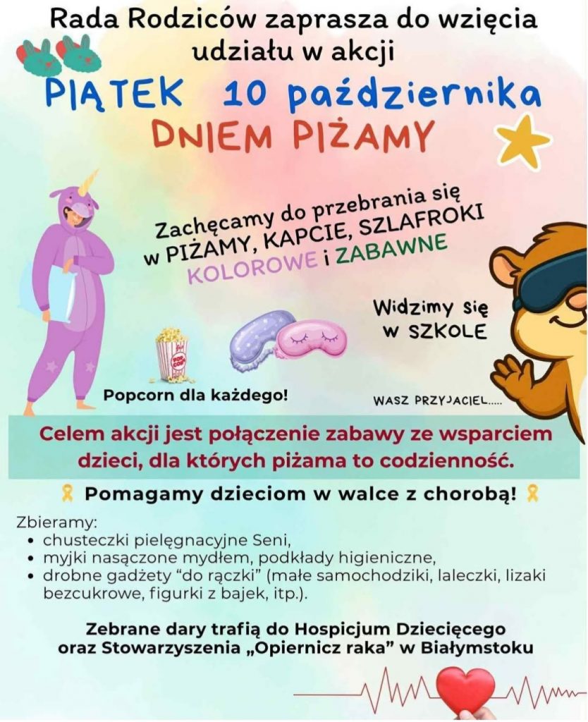 akcja Dzień piżamy