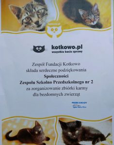 Podziękowanie