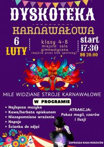 Dyskoteka Karnawałowa