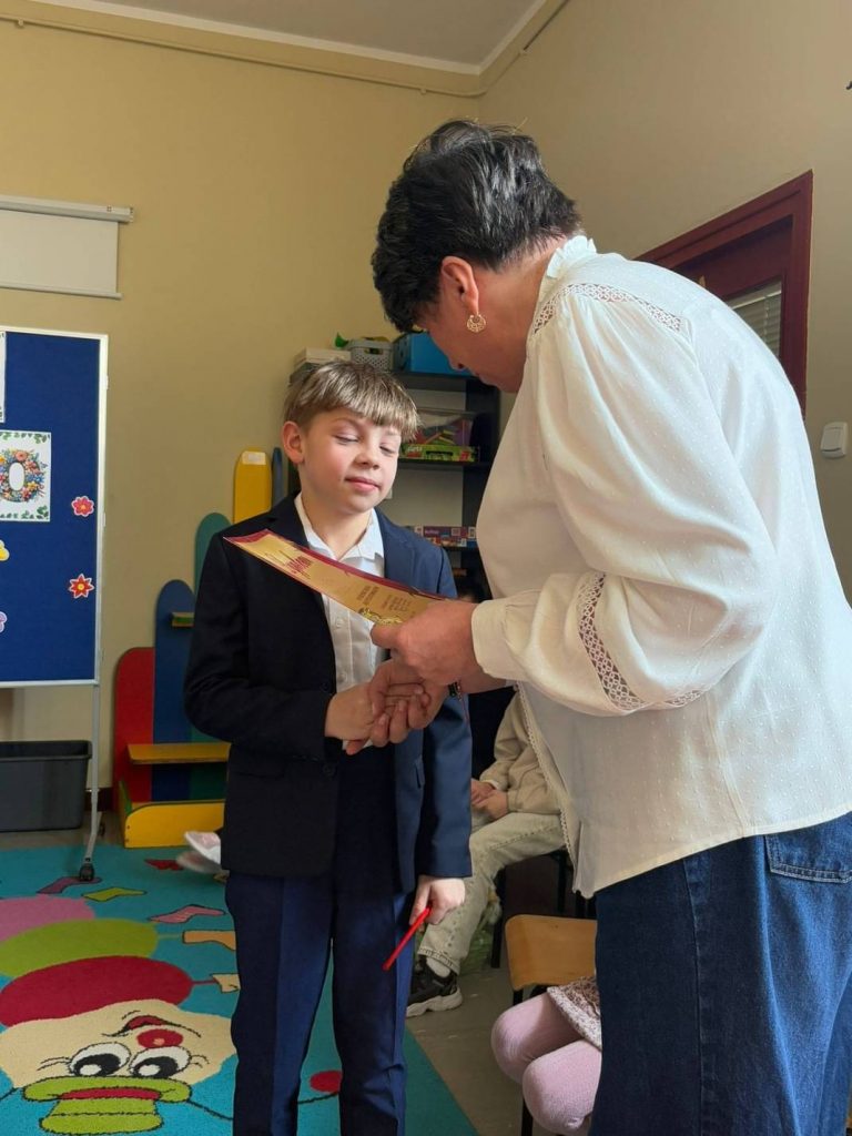Mistrz recytacji wśród klas trzecich