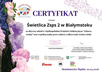 Kreatywny rok w świetlicy – podsumowanie projektu „Zabawa sztuką”