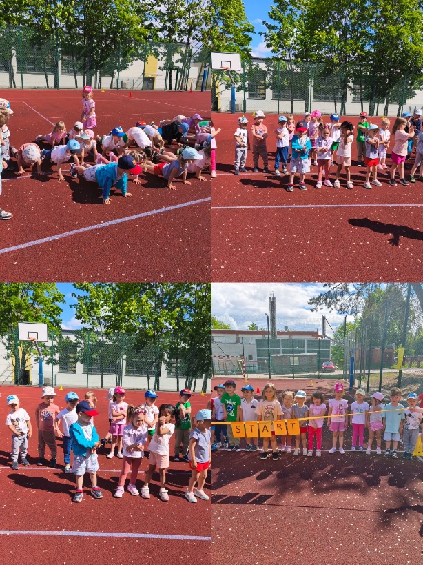 Jeżyki biorą udział w ćwiczeniach