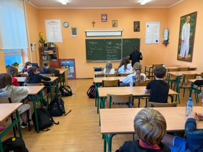 Niezwykłe spotkanie z misjonarzem z Tanzanii w naszej szkole